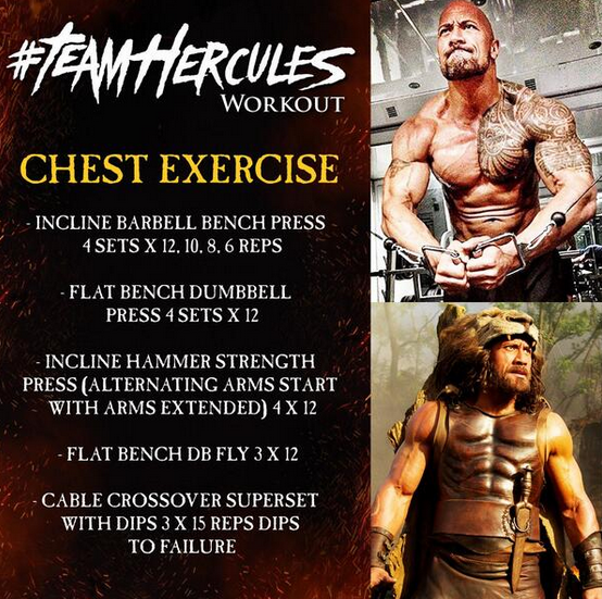 Rock Hercules Workout - Chest